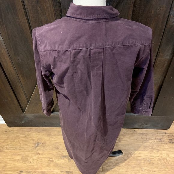 Gap Maternity Corduroy Vintage Plum shirt - Picture 5 of 11